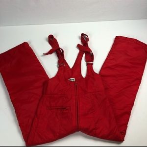 Red Ski Bib by Emilio D' Italia